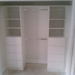double hanging double draw wardrobe